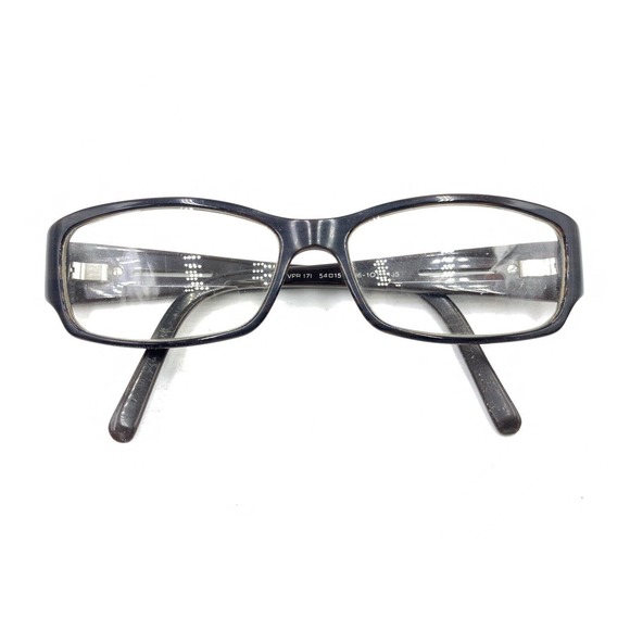 Prada VPR 17L 7N6-1O1 Striped Brown Black Eyeglasses Frames 54-15 135 Italy - Picture 12 of 12